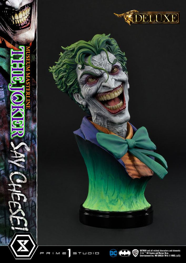 DC Comics Statue 1/3 The Joker Say Cheese Deluxe Bonus Version 99 cm 4580708035123