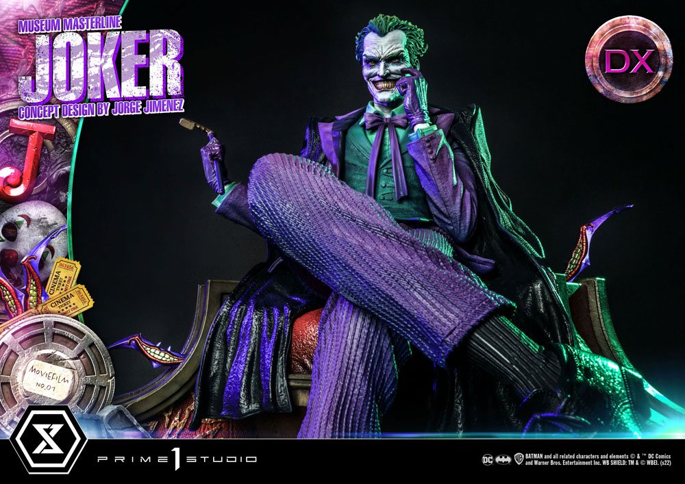 DC Comics Statue 1/3 The Joker Deluxe Bonus Version Concept Design by Jorge Jimenez 53 cm 4580708041216