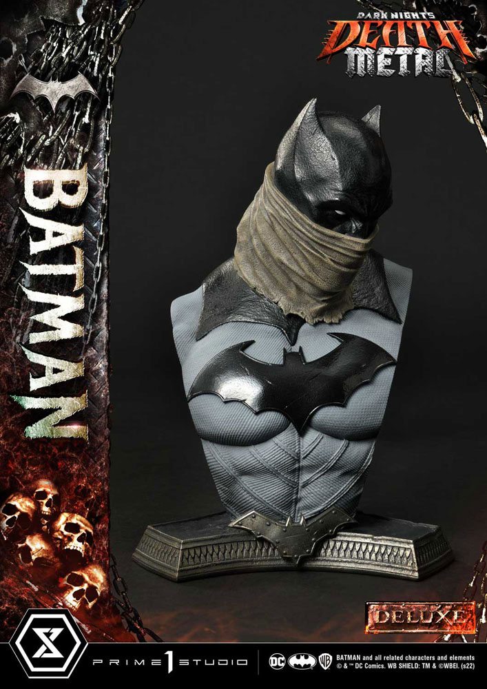 Dark Knights: Metal Statue 1/3 Death Metal Batman Deluxe Bonus Ver. 105 cm 4580708041421