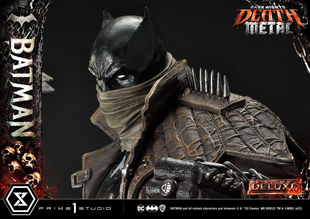 Dark Knights: Metal Statue 1/3 Death Metal Batman Deluxe Bonus Ver. 105 cm 4580708041421