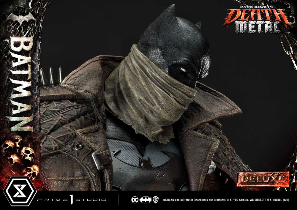 Dark Knights: Metal Statue 1/3 Death Metal Batman Deluxe Bonus Ver. 105 cm 4580708041421