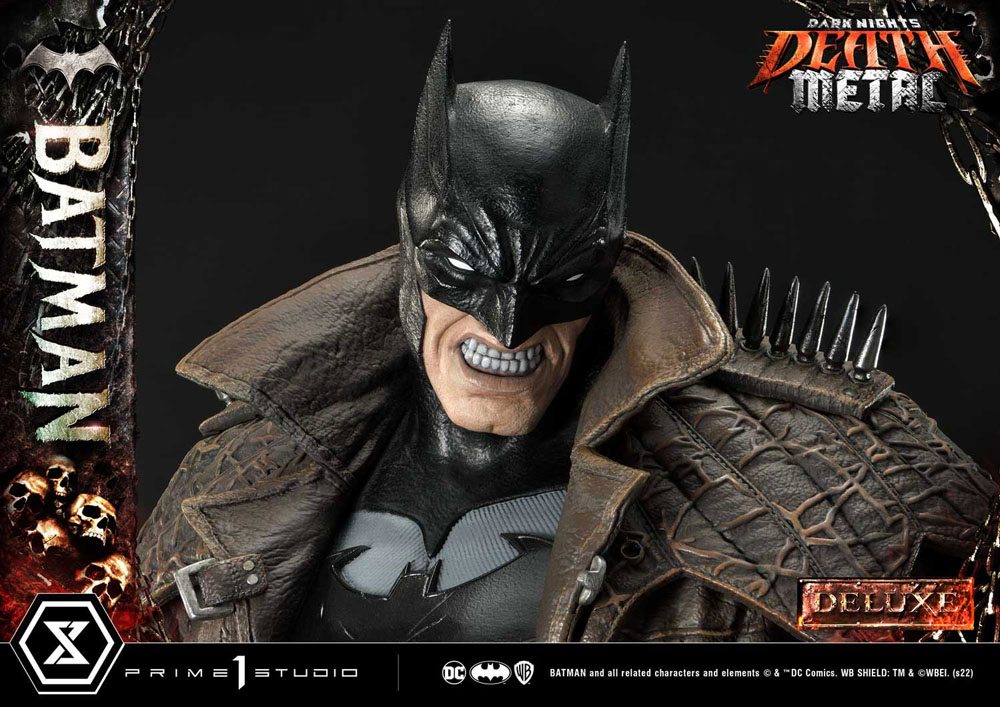 Dark Knights: Metal Statue 1/3 Death Metal Batman Deluxe Bonus Ver. 105 cm 4580708041421