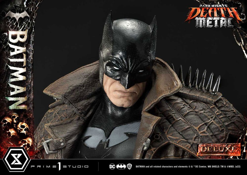 Dark Knights: Metal Statue 1/3 Death Metal Batman Deluxe Bonus Ver. 105 cm 4580708041421
