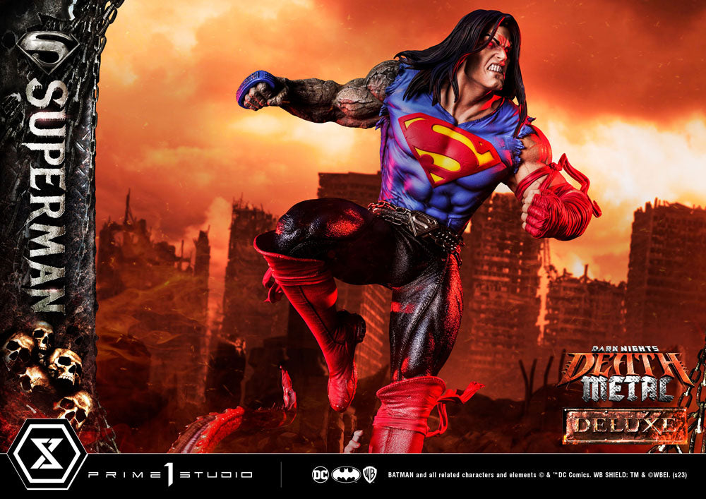 Dark Nights: Death Metal Statue 1/3 Death Metal Superman Deluxe Ver. 94 cm 4580708046372