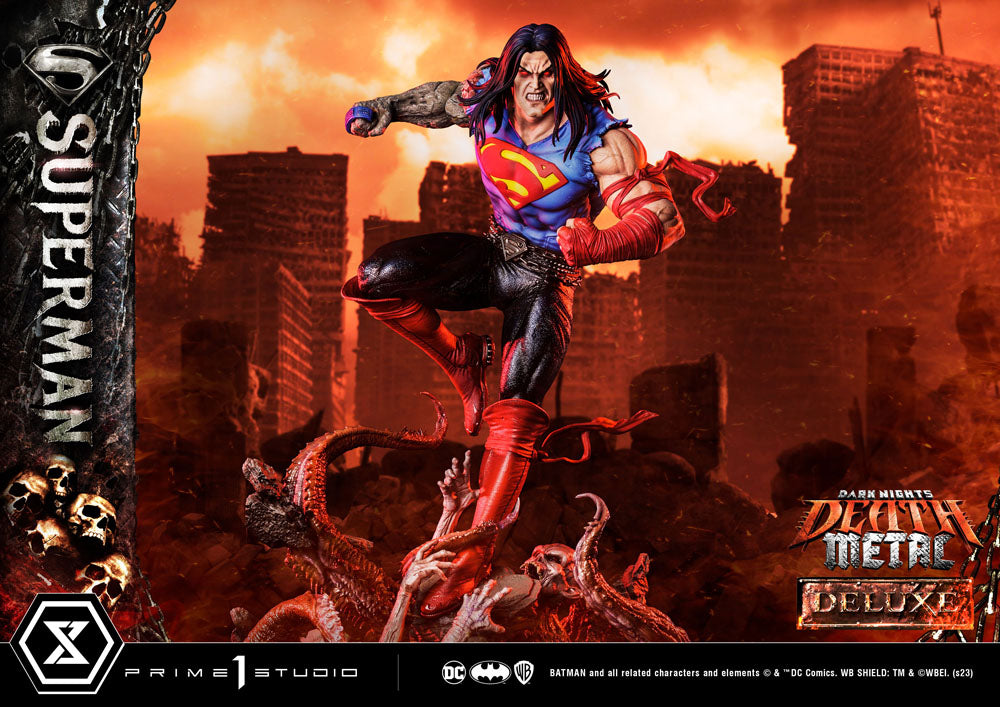 Dark Nights: Death Metal Statue 1/3 Death Metal Superman Deluxe Ver. 94 cm 4580708046372