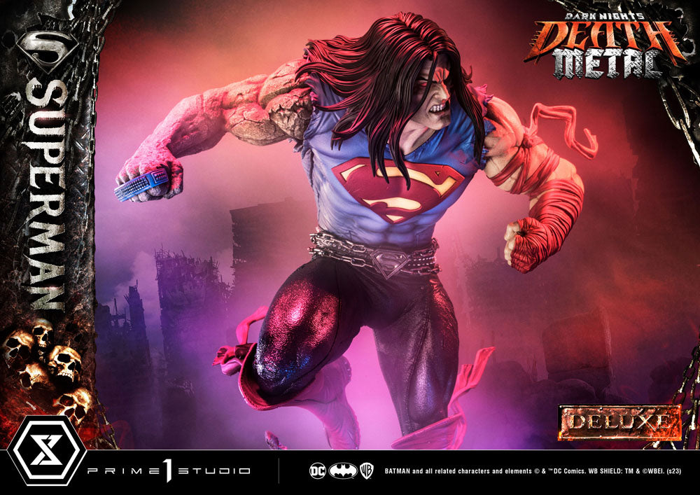 Dark Nights: Death Metal Statue 1/3 Death Metal Superman Deluxe Ver. 94 cm 4580708046372