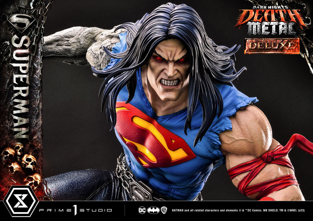 Dark Nights: Death Metal Statue 1/3 Death Metal Superman Deluxe Ver. 94 cm 4580708046372