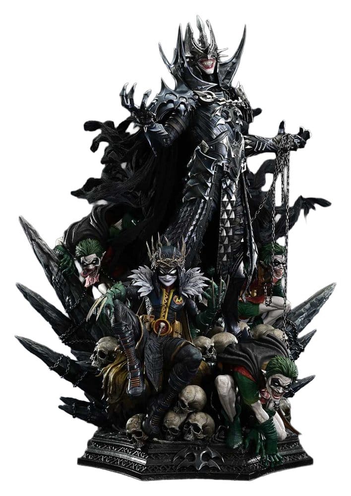 DC Comics Museum Masterline Statue 1/3 Dark Nights: Death Metal The Batman Who Laughs & Robin King Deluxe Version 85 cm 4582647124272