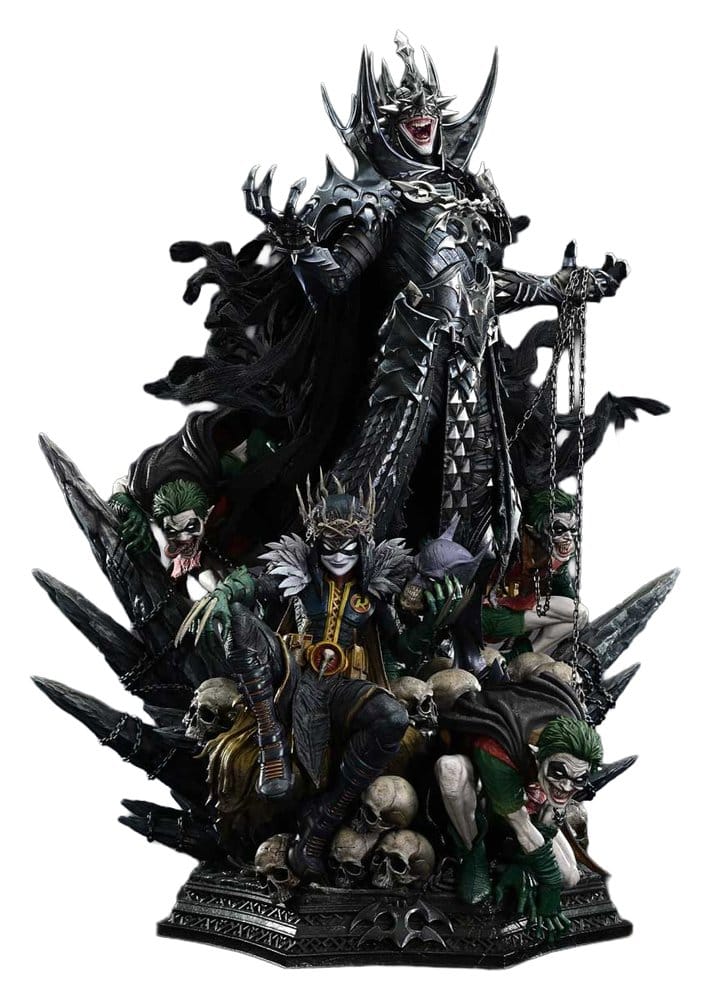 DC Comics Museum Masterline Statue 1/3 Dark Nights: Death Metal The Batman Who Laughs & Robin King DX Bonus 85 cm 4582647124289