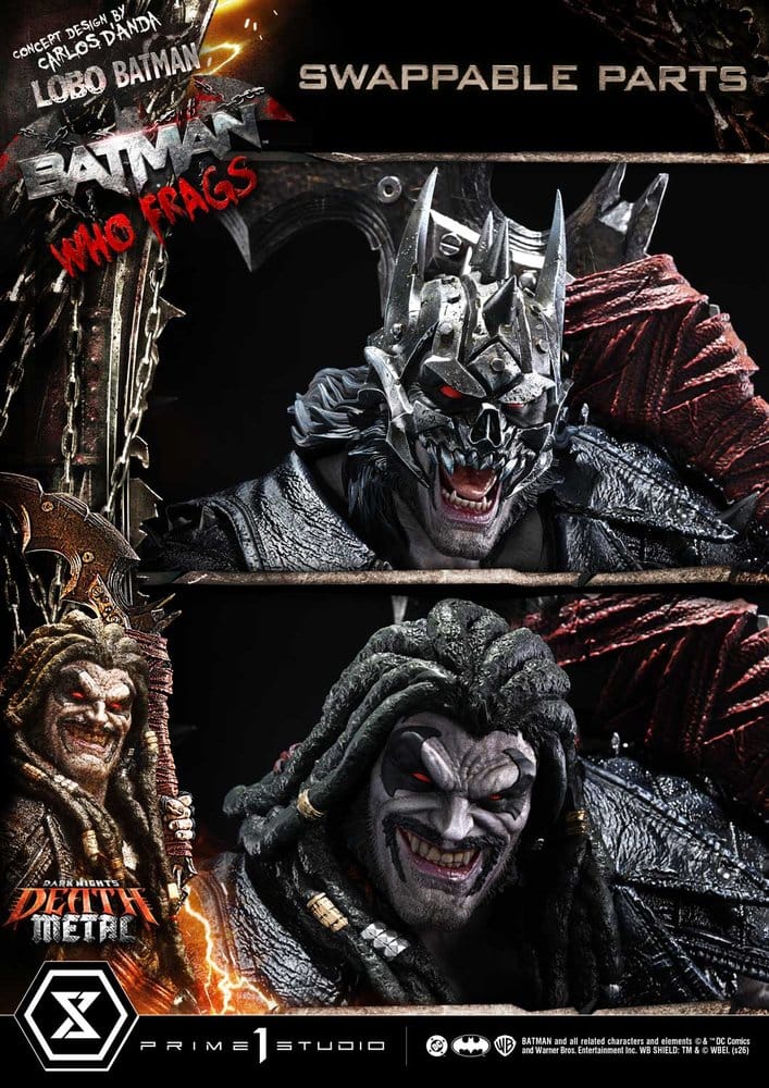 Dark Nights: Death Metal Museum Masterline Statue 1/3 Lobo Batman: Batman Who Frags 81 cm 4582647125163