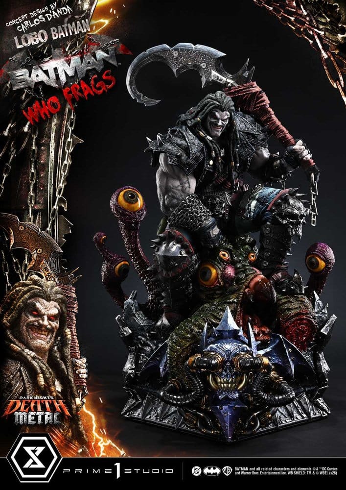Dark Nights: Death Metal Museum Masterline Statue 1/3 Lobo Batman: Batman Who Frags 81 cm 4582647125163