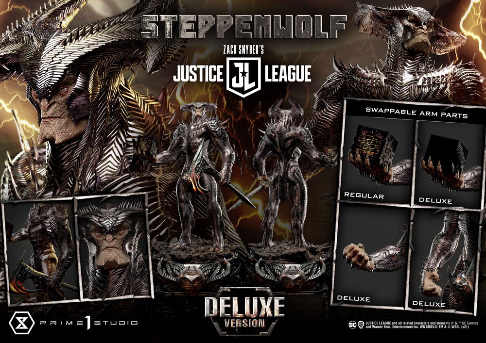 Zack Snyder's Justice League Museum Masterline Statue 1/3 Steppenwolf Deluxe Bonus Version 102 cm 4580708034638