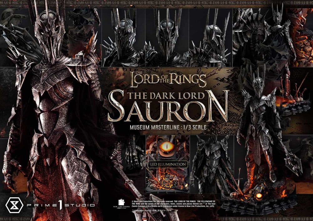 Lord of the Rings Museum Masterline Series Statue 1/3 The Dark Lord Sauron 117 cm    4582647121035