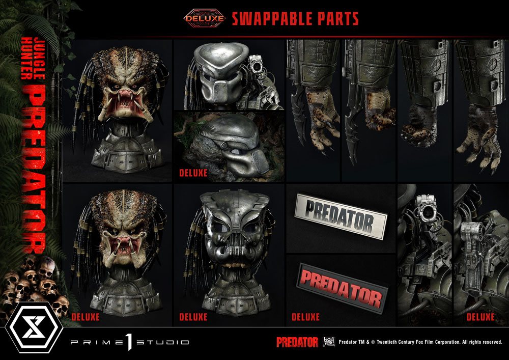 Predator Museum Masterline Statue 1/3 Jungle Hunter Predator Deluxe Bonus Version 90 cm 4580708034089
