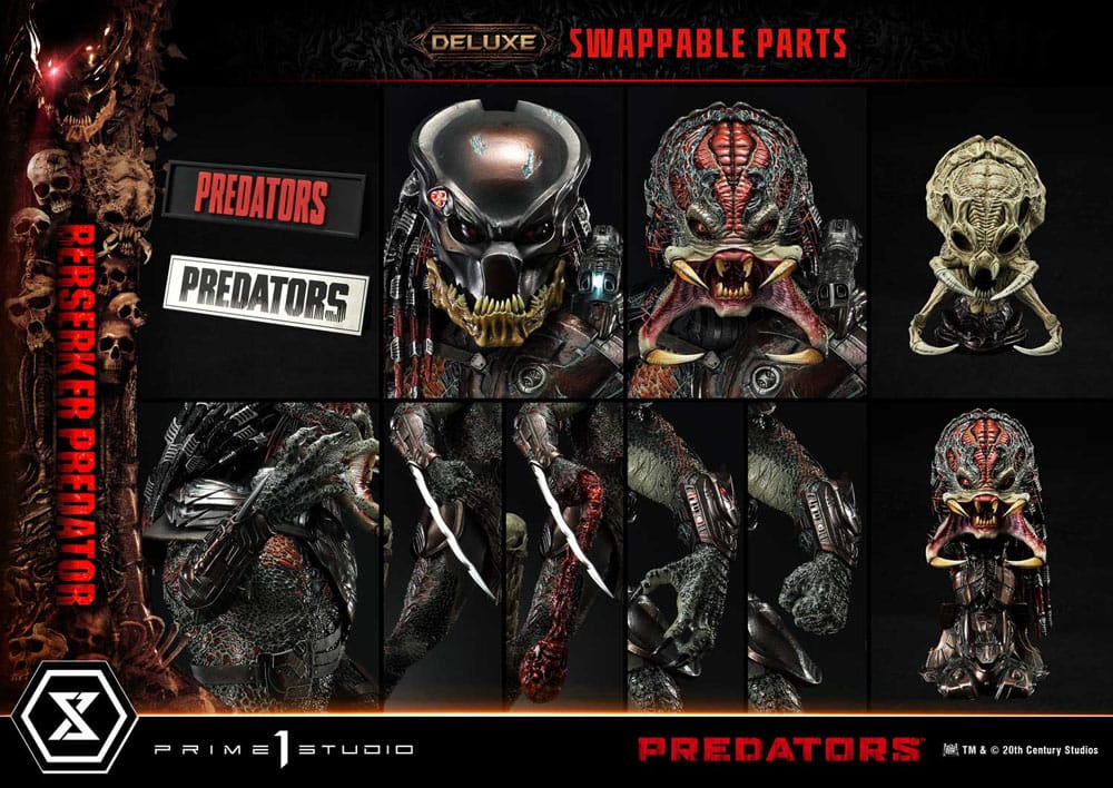 Predators Statue Berserker Predator Deluxe Bonus Version 100 cm 4580708046808