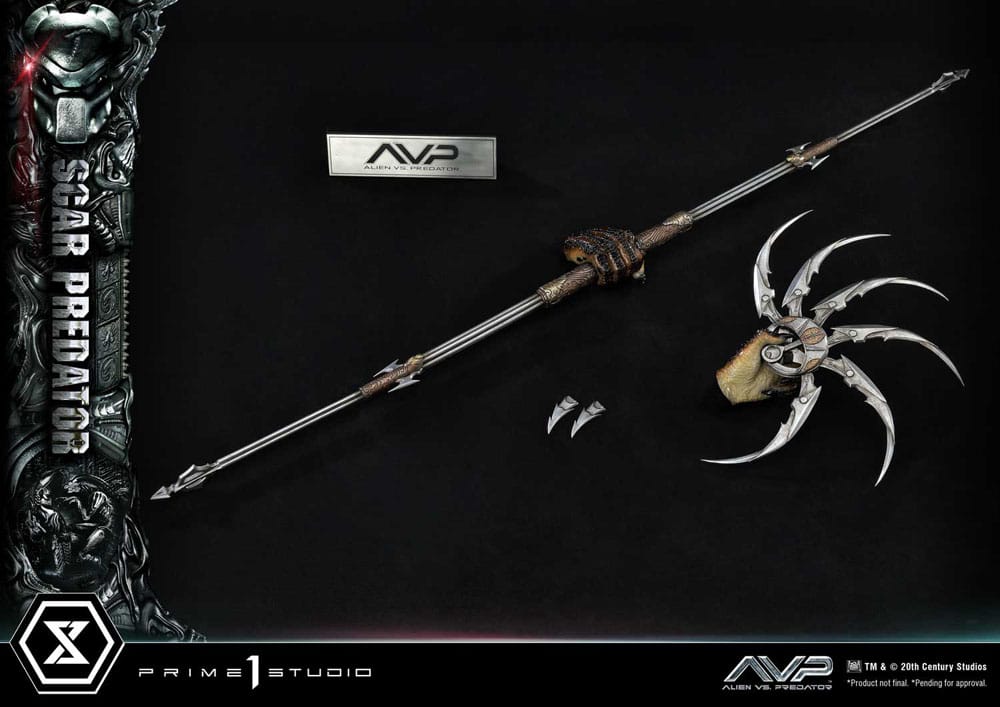 The Alien vs. Predator Museum Masterline Series Statue 1/3 Scar Predator 93 cm 4580708048420
