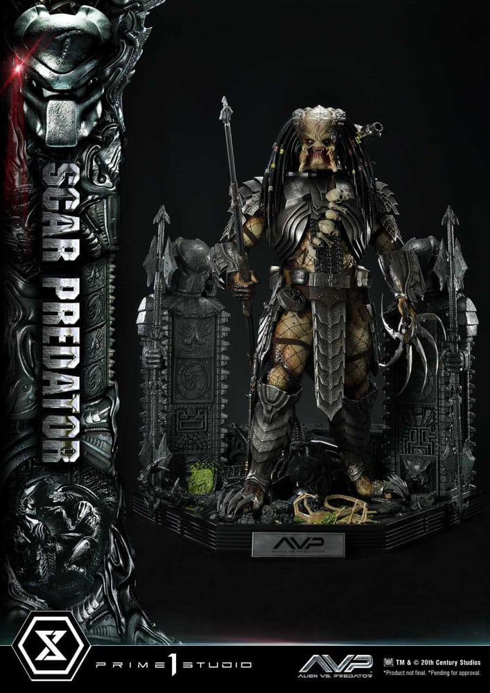 The Alien vs. Predator Museum Masterline Series Statue 1/3 Scar Predator 93 cm 4580708048420