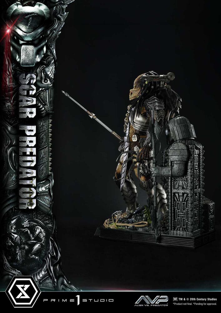 The Alien vs. Predator Museum Masterline Series Statue 1/3 Scar Predator 93 cm 4580708048420