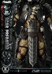 The Alien vs. Predator Museum Masterline Series Statue 1/3 Scar Predator 93 cm 4580708048420