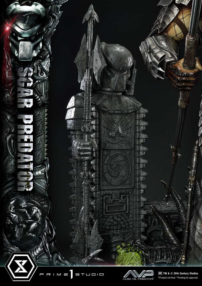 The Alien vs. Predator Museum Masterline Series Statue 1/3 Scar Predator 93 cm 4580708048420