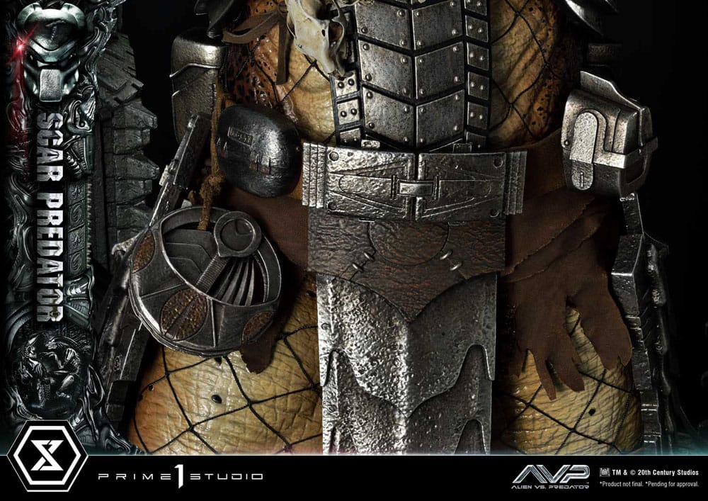 The Alien vs. Predator Museum Masterline Series Statue 1/3 Scar Predator 93 cm 4580708048420