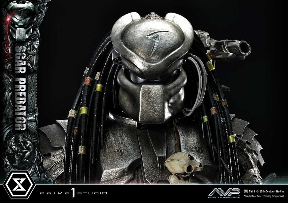 The Alien vs. Predator Museum Masterline Series Statue 1/3 Scar Predator Deluxe Bonus Version 93 cm 4580708048444