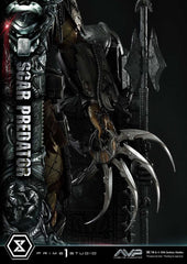 The Alien vs. Predator Museum Masterline Series Statue 1/3 Scar Predator Deluxe Bonus Version 93 cm 4580708048444