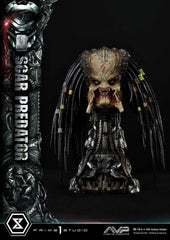 The Alien vs. Predator Museum Masterline Series Statue 1/3 Scar Predator Deluxe Bonus Version 93 cm 4580708048444