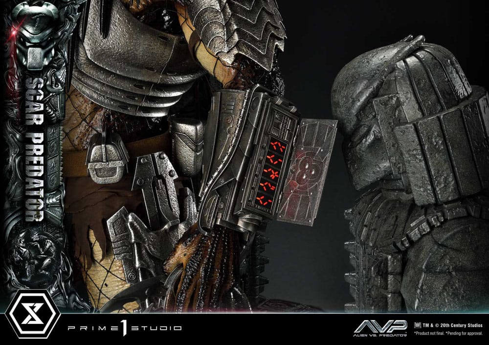 The Alien vs. Predator Museum Masterline Series Statue 1/3 Scar Predator Deluxe Bonus Version 93 cm 4580708048444