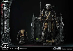 The Alien vs. Predator Museum Masterline Series Statue 1/3 Scar Predator Deluxe Bonus Version 93 cm 4580708048444