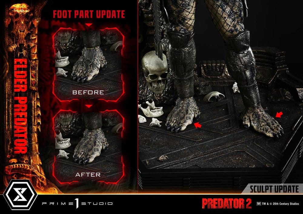 Predator 2 (Film) Museum Masterline Statue 1/3 Elder Predator 94 cm 4582647125897