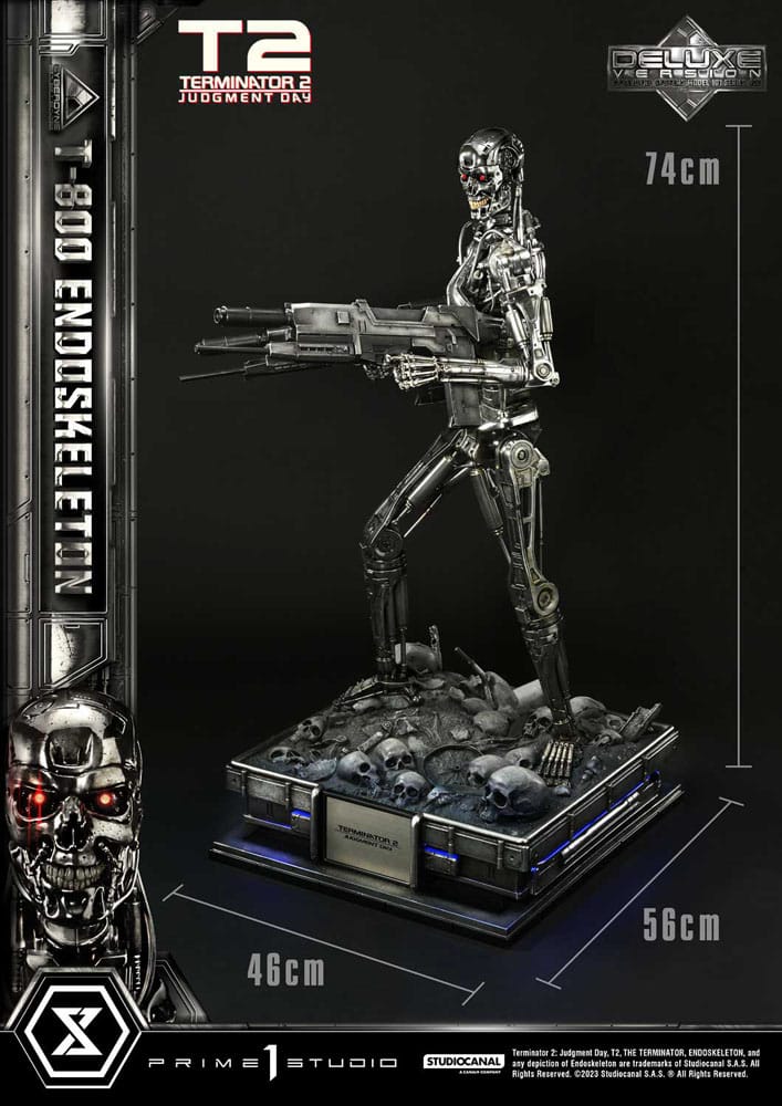Terminator 2 Museum Masterline Series Statue 1/3 Judgment Day T800 Endoskeleton Deluxe Version 74 cm 4580708048345