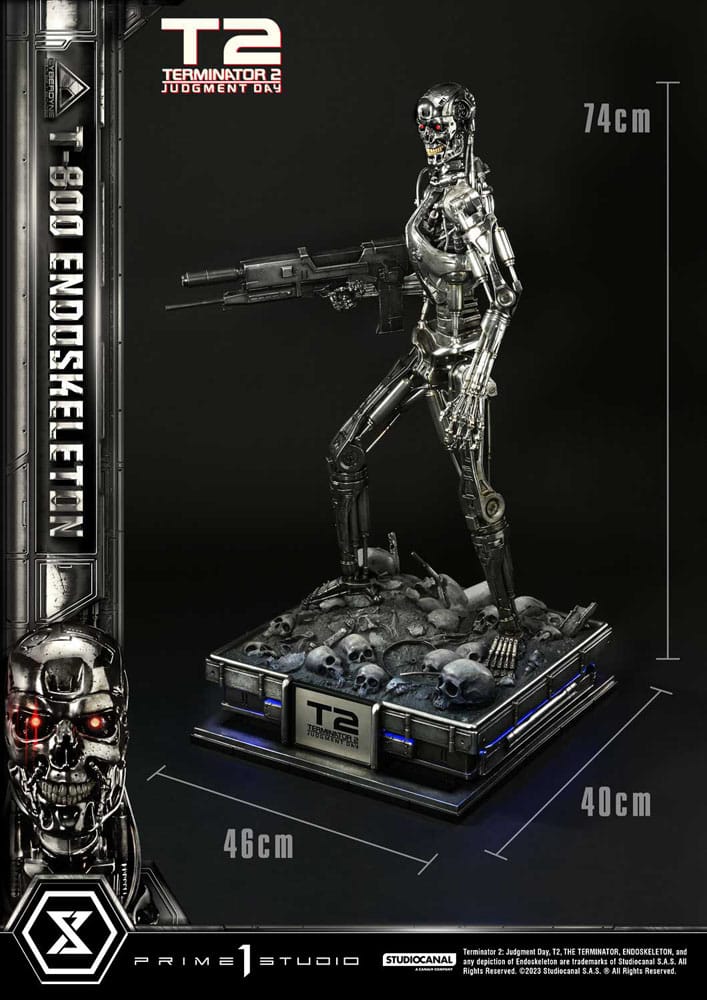 Terminator 2 Museum Masterline Series Statue 1/3 Judgment Day T800 Endoskeleton Deluxe Version 74 cm 4580708048345