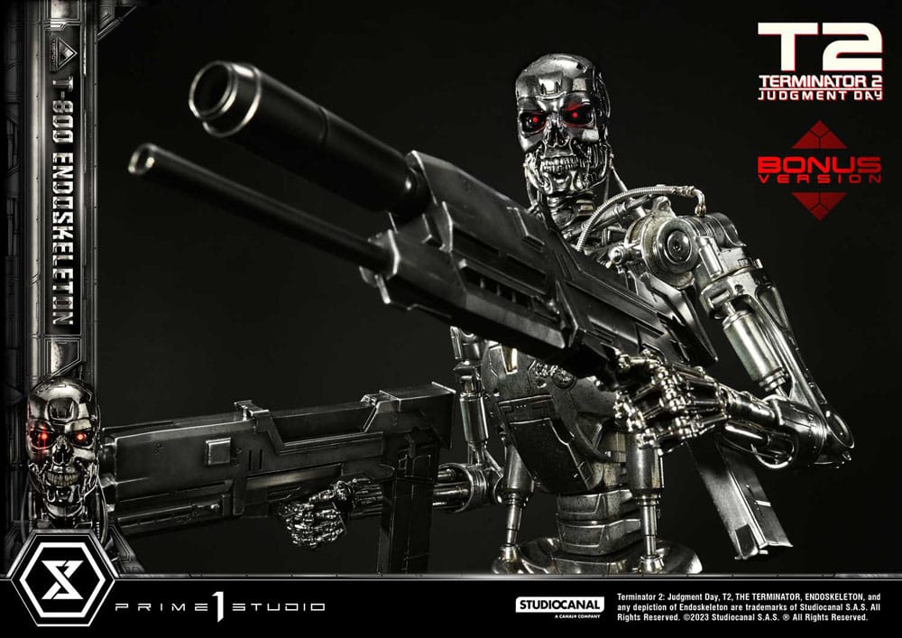 Terminator 2 Museum Masterline Series Statue 1/3 Judgment Day T800 Endoskeleton Deluxe Bonus Version 74 cm 4580708048352
