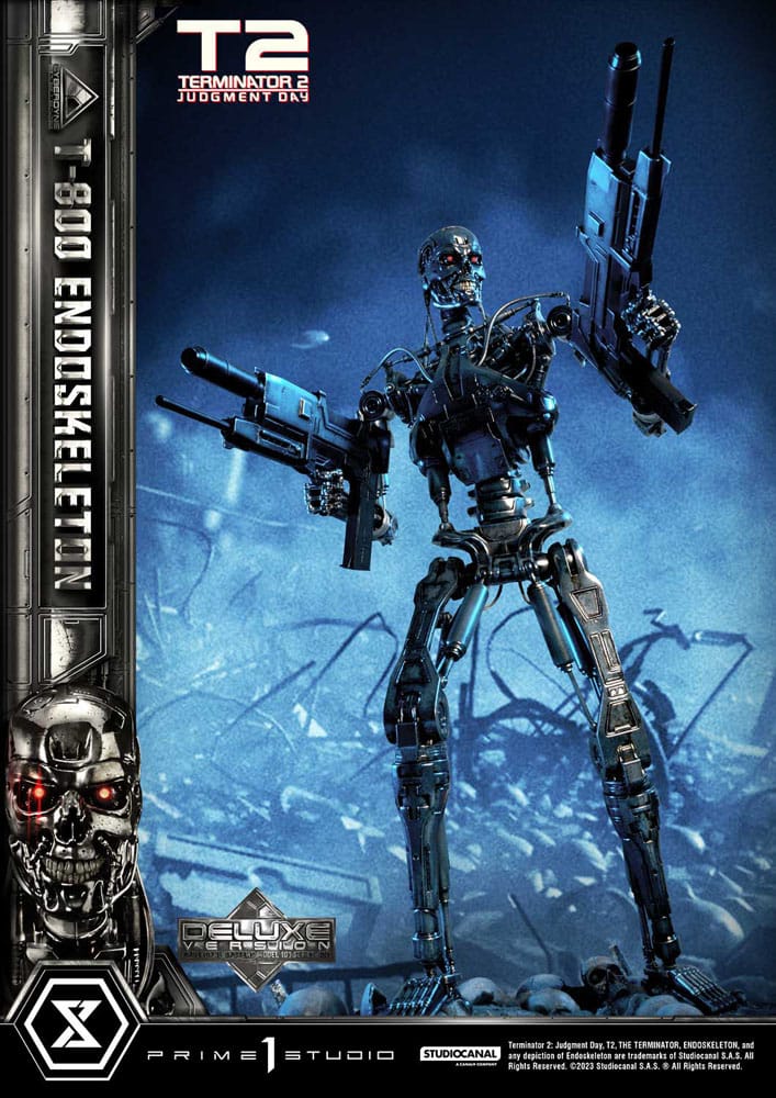 Terminator 2 Museum Masterline Series Statue 1/3 Judgment Day T800 Endoskeleton Deluxe Bonus Version 74 cm 4580708048352