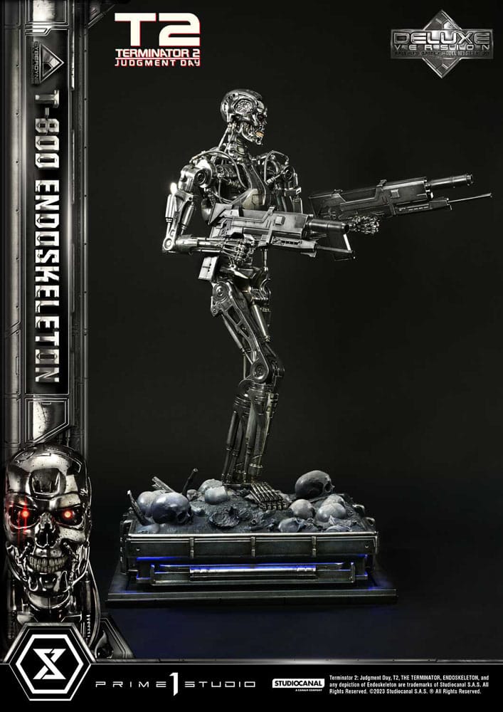 Terminator 2 Museum Masterline Series Statue 1/3 Judgment Day T800 Endoskeleton Deluxe Bonus Version 74 cm 4580708048352