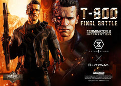 Terminator 2 Museum Masterline Series Statue 1/3 T-800 Final Battle Deluxe Bonus Version 75 cm 4580708048680