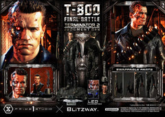 Terminator 2 Museum Masterline Series Statue 1/3 T-800 Final Battle Deluxe Bonus Version 75 cm 4580708048680