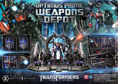 Transformers: Dark of the Moon (Film) Museum Masterline Statue Optimus Prime Weapons Depot 127 cm 4582647121059