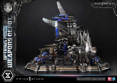 Transformers: Dark of the Moon (Film) Museum Masterline Statue Optimus Prime Weapons Depot 127 cm 4582647121059