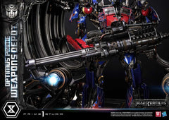 Transformers: Dark of the Moon (Film) Museum Masterline Statue Optimus Prime Weapons Depot 127 cm 4582647121059