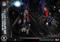 Transformers: Dark of the Moon (Film) Museum Masterline Statue Optimus Prime Weapons Depot 127 cm 4582647121059