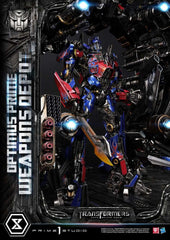 Transformers: Dark of the Moon (Film) Museum Masterline Statue Optimus Prime Weapons Depot 127 cm 4582647121059