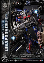 Transformers: Dark of the Moon (Film) Museum Masterline Statue Optimus Prime Weapons Depot 127 cm 4582647121059