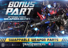 Transformers: Dark of the Moon (Film) Museum Masterline Statue Optimus Prime Weapons Depot Bonus Version 127 cm 4582647121066
