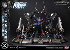 Transformers: Dark of the Moon (Film) Museum Masterline Statue Optimus Prime Weapons Depot Bonus Version 127 cm 4582647121066