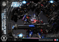 Transformers: Dark of the Moon (Film) Museum Masterline Statue Optimus Prime Weapons Depot Bonus Version 127 cm 4582647121066