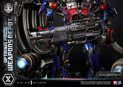 Transformers: Dark of the Moon (Film) Museum Masterline Statue Optimus Prime Weapons Depot Bonus Version 127 cm 4582647121066