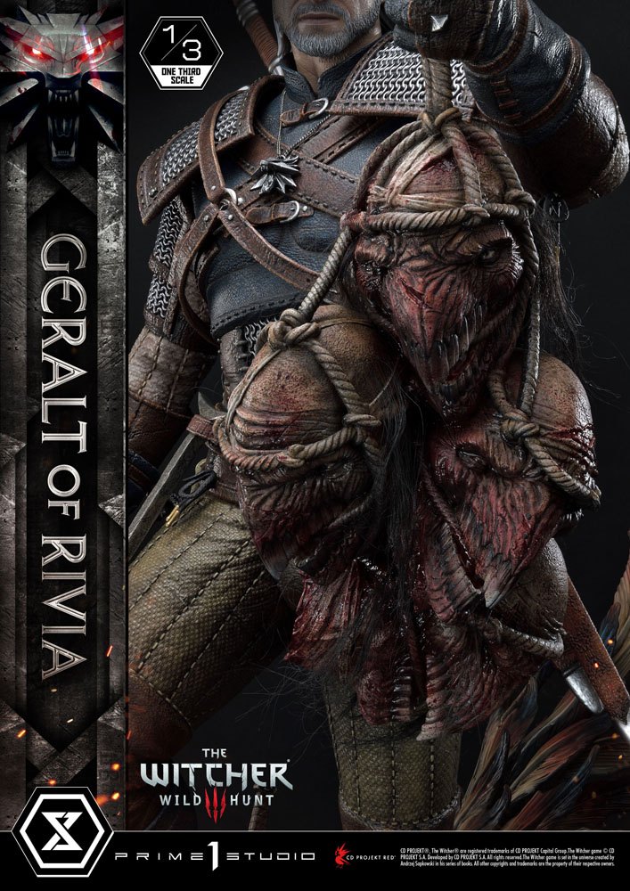 Witcher 3 Wild Hunt Statue 1/3 Geralt von Riva 88 cm 4582535945613