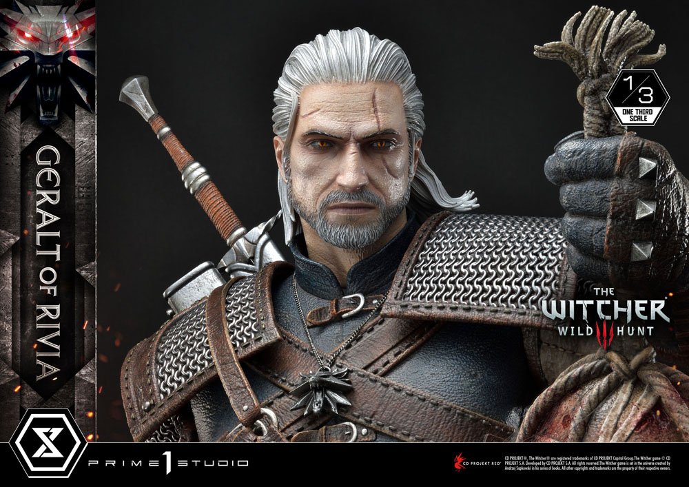 Witcher 3 Wild Hunt Statue 1/3 Geralt von Riva 88 cm 4582535945613